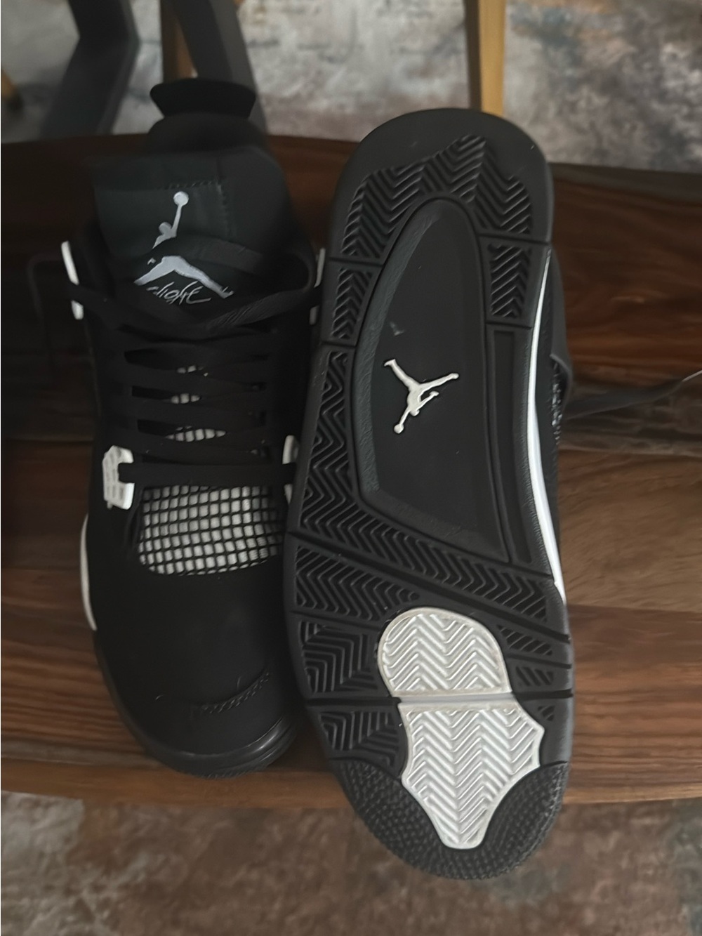 Nike Air Jordan 4 Retro - Black/White Men’s Sneakers